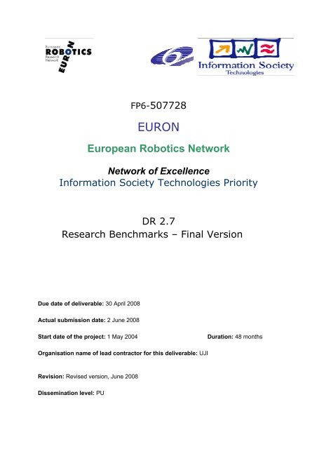 European Robotics Network - EURON